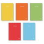 Sam - Pacsa Cuaderno con Espiral Rayado Sam Institut A5 80 Hojas Colores Surtidos